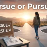 Persue or Pursue