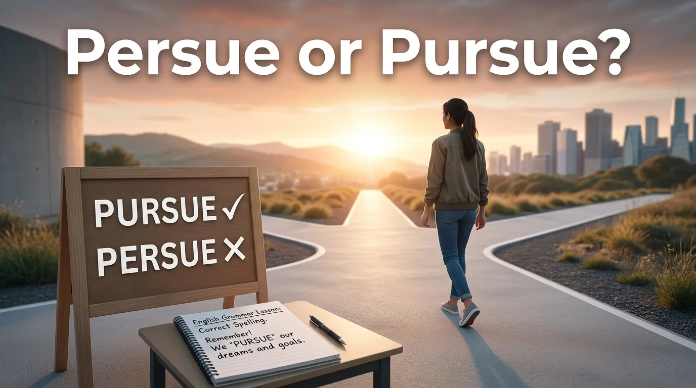 Persue or Pursue