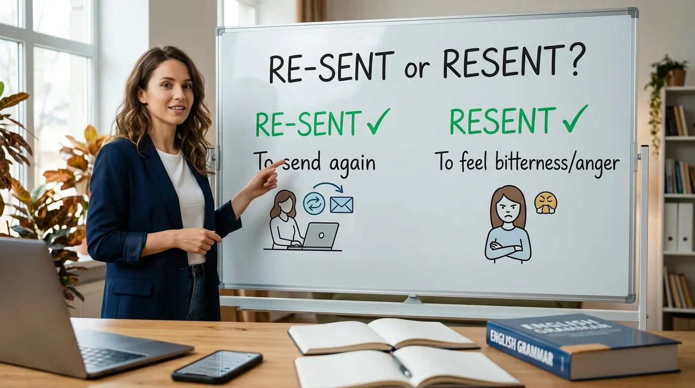 Re-sent or Resent?