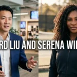 Richard Liu and Serena Williams