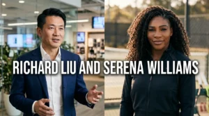 Richard Liu and Serena Williams