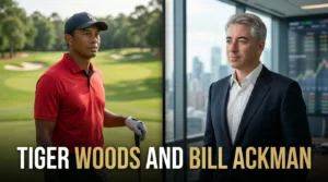Tiger Woods and Bill Ackman