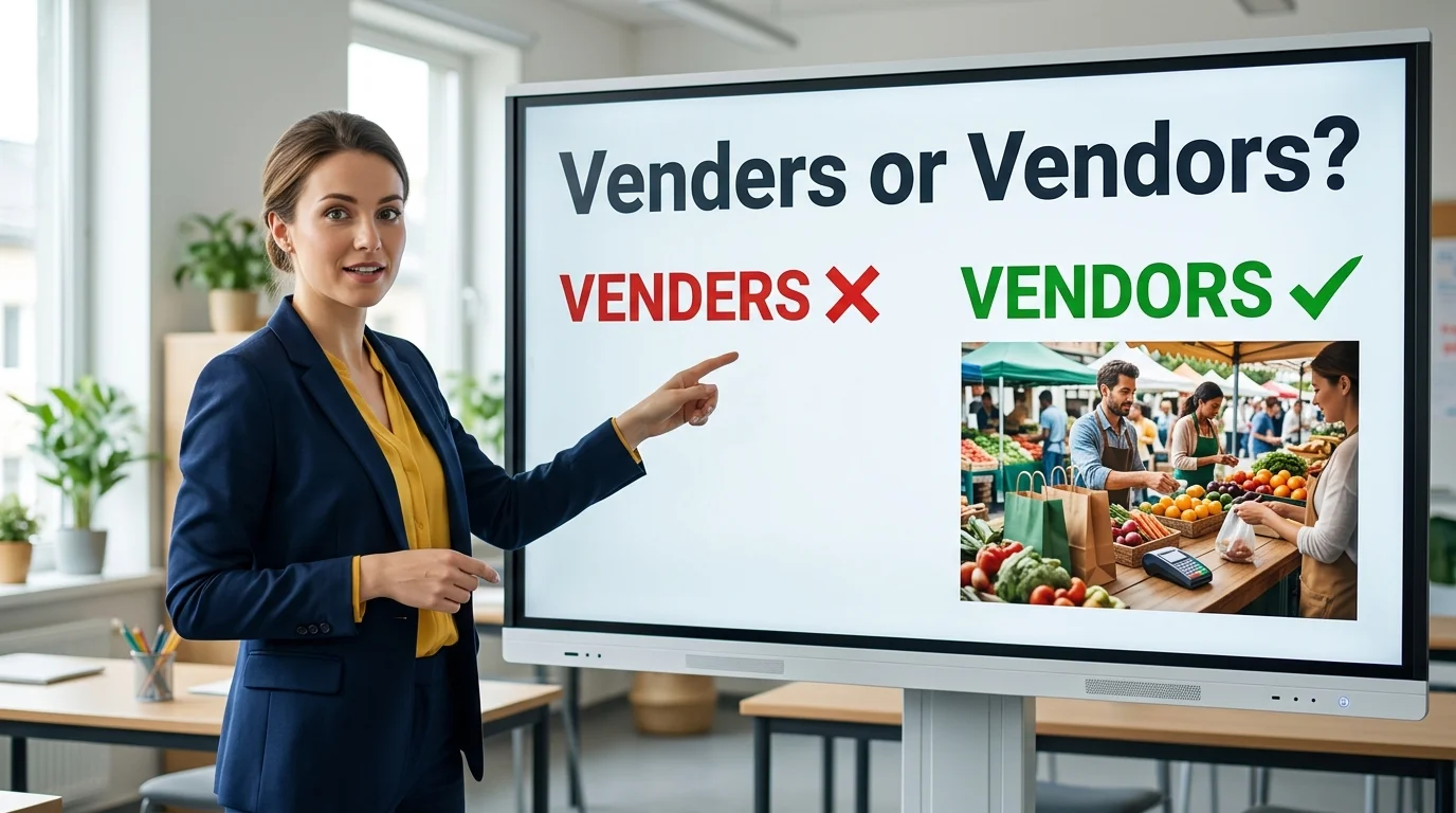 Venders or Vendors?